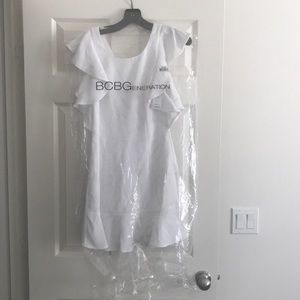 BCBG white dress
